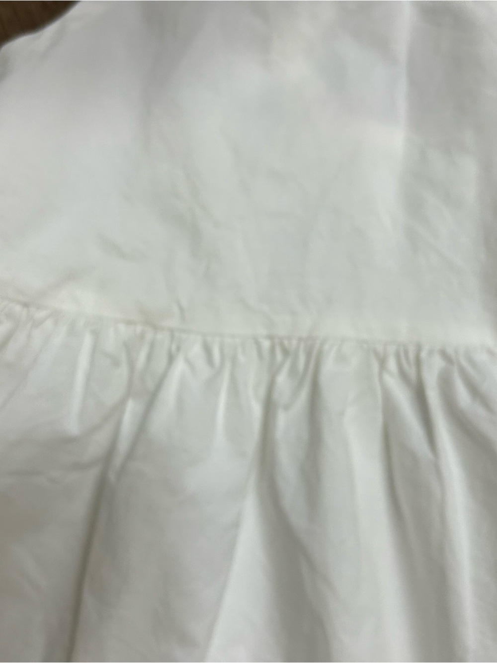 child of mine White Eyelet Dress with Ruffled Straps - Picture 5 of 7